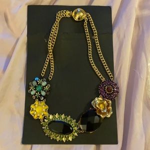 Banana Republic Brooch Statement Necklace